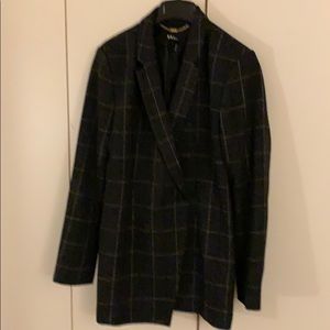 single button DKNY top coat.